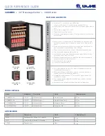 U-Line U-1224BEVINT-00A Quick Reference Manual preview