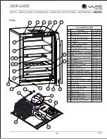 Предварительный просмотр 39 страницы U-Line U-2224BEV User Manual & Service Manual