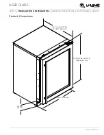 Предварительный просмотр 9 страницы U-Line U-2224ZWC User Manual & Service Manual