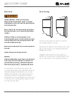 Предварительный просмотр 6 страницы U-Line U-29RW-15A Quick Start Manual