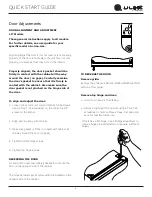 Предварительный просмотр 7 страницы U-Line U-29RW-15A Quick Start Manual