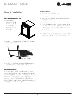 Предварительный просмотр 11 страницы U-Line U-29RW-15A Quick Start Manual