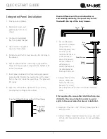 Предварительный просмотр 12 страницы U-Line U-29RW-15A Quick Start Manual