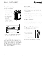 Preview for 9 page of U-Line U-3045RINT-00B Quick Start Manual