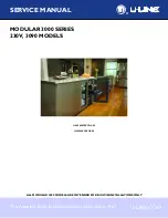 U-Line U-3090WCWCOL-00 Service Manual preview