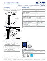 Предварительный просмотр 2 страницы U-Line U-ADA24RB-13A Quick Reference Manual