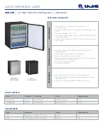 U-Line U-ADA24RS-13A Quick Reference Manual preview