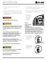 Preview for 8 page of U-Line U-BI95W-00A Quick Start Manual