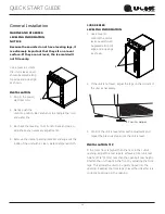 Preview for 16 page of U-Line U-BI95W-00A Quick Start Manual