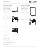 Preview for 15 page of U-Line U2224DWRINT00A User Manual & Service Manual