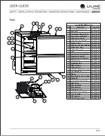 Preview for 32 page of U-Line U2224DWRINT00A User Manual & Service Manual