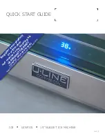 U-Line UCNP115-SS01A Quick Start Manual preview