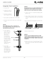 Предварительный просмотр 17 страницы U-Line UHBD524 User Manual & Service Manual