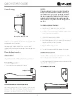 Preview for 6 page of U-Line UHBV024SG01A Quick Start Manual