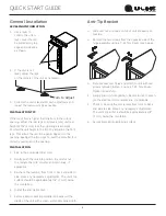 Preview for 8 page of U-Line UHBV024SG01A Quick Start Manual