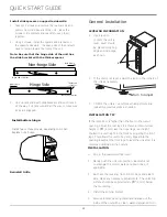 Preview for 10 page of U-Line UHBV115-IG01A Quick Start Manual