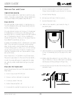 Предварительный просмотр 45 страницы U-Line UHBV124-SG31A User Manual & Service Manual