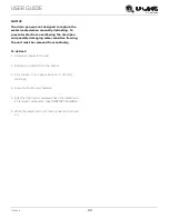 Preview for 22 page of U-Line UHBV124 User Manual & Service Manual