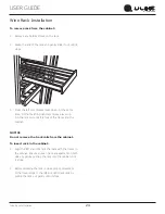 Preview for 24 page of U-Line UHBV124 User Manual & Service Manual