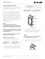 Предварительный просмотр 5 страницы U-Line UHBV518IG01A User Manual