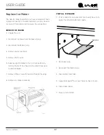 Preview for 47 page of U-Line UHCR115IS01B User Manual & Service Manual