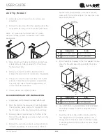 Preview for 10 page of U-Line UHDR124SS61A User Manual & Service Manual