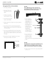 Предварительный просмотр 5 страницы U-Line UHFZ124 User Manual & Service Manual