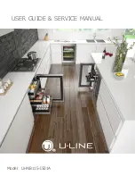 U-Line UHNB115-IS01A User Manual & Service Manual preview
