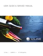 U-Line UHRE515 User Manual & Service Manual preview