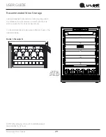 Предварительный просмотр 20 страницы U-Line UHWC124-SG01A User Manual & Service Manual