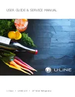 U-Line UHWC124 User Manual & Service Manual preview