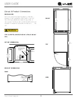 Предварительный просмотр 8 страницы U-Line UHWC124 User Manual & Service Manual