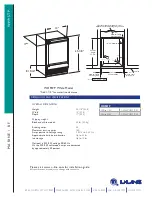 Preview for 2 page of U-Line ULN-WH95TP-03 Specifications