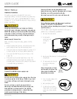 Предварительный просмотр 9 страницы U-Line UMCR114 User Manual & Service Manual