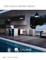 U-Line UOFZ124-S01B User Manual & Service Manual preview