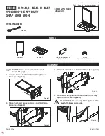 U-Line WINDPRO H-7041 Manual preview