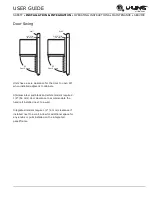 Предварительный просмотр 17 страницы U-Line Wine Captain 1000 Series User Manual & Service Manual