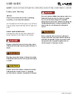 Preview for 4 page of U-Line Wine Captain 2000 Series User Manual & Service Manual