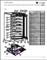 Preview for 47 page of U-Line Wine Captain 2000 Series User Manual & Service Manual