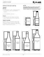 Предварительный просмотр 17 страницы U-Line Wine Captain UHWC515SG01A User Manual & Service Manual