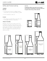 Предварительный просмотр 17 страницы U-Line Wine Captain UHWC524SG41A User Manual & Service Manual