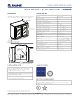 Предварительный просмотр 2 страницы U-Line WineCaptain 3036WCWC Quick Reference Manual