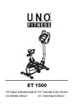 U.N.O Fitness ET 1500 Assembly & User Manual preview