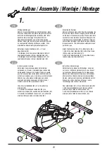 Preview for 23 page of U.N.O Fitness ET 1500 Assembly & User Manual