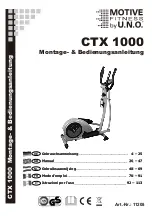 U.N.O MOTIVE FITNESS CTX 1000 Manual preview