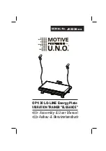 Preview for 1 page of U.N.O MOTIVE FITNESS ELEGANCE Assembly & User Manual