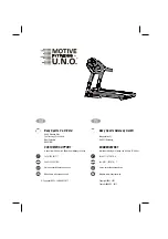 Preview for 56 page of U.N.O Motive Fitness Run Fit 3.0 Assembly And User'S Manual