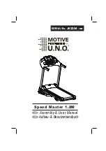 Preview for 1 page of U.N.O MOTIVE FITNESS Speed Master 1.8M Assembly & User Manual