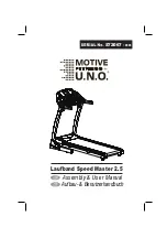 Preview for 1 page of U.N.O MOTIVE FITNESS Speed Master 2.5 Assembly & User Manual