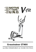 Preview for 1 page of U.N.O MOTIVE FITNESS V-fit CT400 Assembly & User Manual